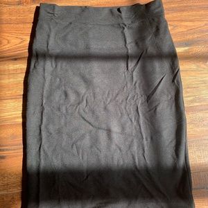 Black Midi Skirt